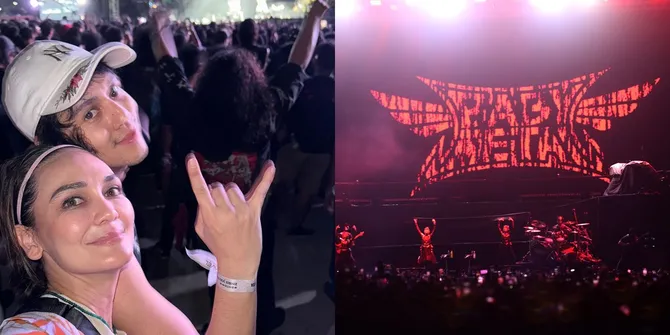 Luna Maya dan Maxime Bouttier Kedapatan Nonton Babymetal, Berbaur Dengan Para Metalhead di NEXFEST 2024