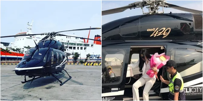 Males Mudik Karena Macet? Kamu Bisa Naik Heli Kayak Syahrini Lho!