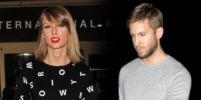 Manis! Liburan Bareng, Taylor Swift &#38; Calvin Harris Bikin Snowman