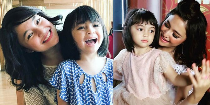 Marshanda & Sienna Hadiri Ulang Tahun Mikhayla Anak Nia 