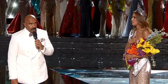 MC Salah Sebut Pemenang, Panitia Miss Universe 2015 Minta Maaf