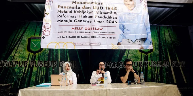 Melly Goeslaw Sosialisasi Undang-Undang Kepada Publik, Fokus Penguatan Nilai-Nilai Pancasila dan UUD 1945 Dalam Pendidikan