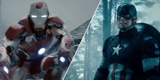 Menjelang 'CIVIL WAR', Captain America - Iron Man Perang Jempol