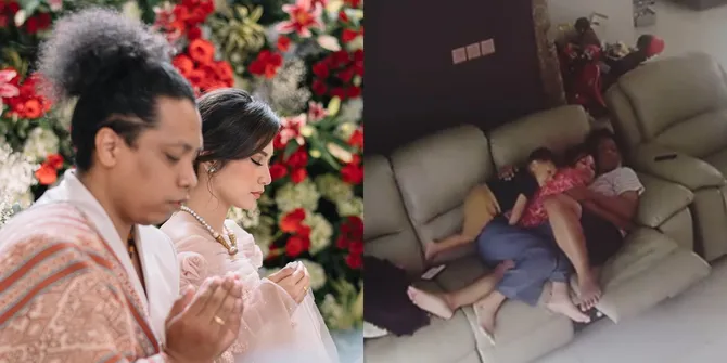 Mesra Pelukan di Sofa, Ini Cara Arie Kriting dan Indah Permatasari Rayakan Anniversary Pernikahan