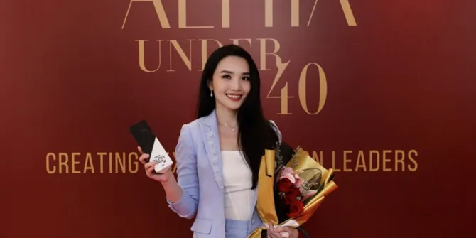 Model Diana Jo Raih Penghargaan Bergengsi The Alpha Under 40
