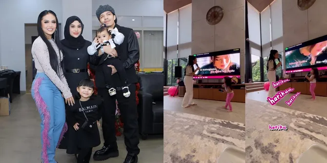 Momen Ameena Anak Atta dan Aurel Karaokean Bareng Kris Dayanti, Guru Vokalnya Langsung Diva Indonesia