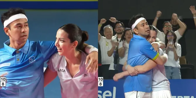 Momen Kemenangan Raffi-Nia di Lagi-Lagi Tenis Internasional, Laga Sengit Hingga Super Tie-Break