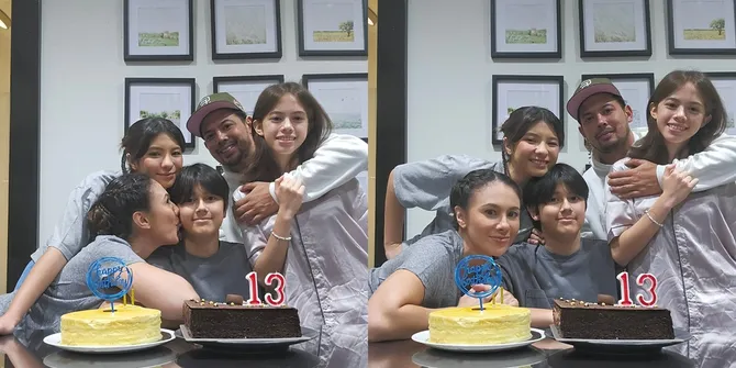 Momen Wulan Guritno dan Adilla Dimitri Bersama di Ultah Anak, Tetap Akur Meski Sudah Berpisah