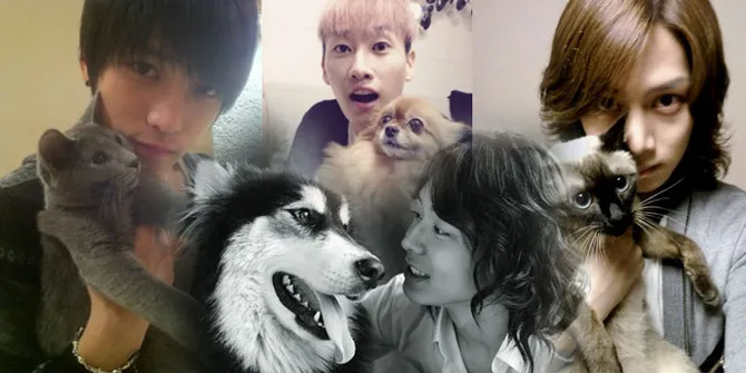 Nah Loh... 10 Idol K-Pop Ini Mirip Peliharaan Mereka