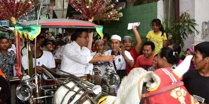 Naik Delman, Cara Anies Baswedan Sapa Warga Jakarta