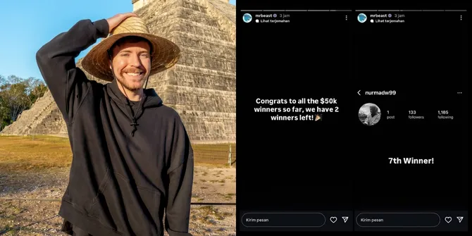 Netizen Indonesia Dapat Rp800 Juta Dari MrBeast, Akunnya Langsung Hilang