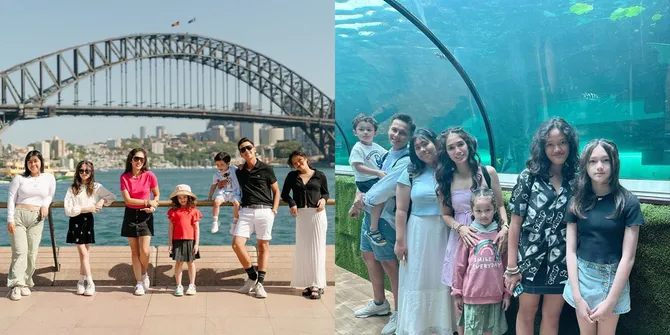 Nggak Cuma Ibunya yang Curi Perhatian, Ini 7 Gaya Kelima Anak Ussy Sulistiawaty Tampil Stylish Liburan ke Australia - bak Keluarga Model