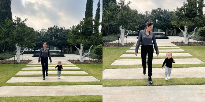 Nggak Ribet Soal Kriteria Calon Mantu, Ini 7 Potret Maia Estianty Bareng Bocil - Vibesnya bak Nenek Gaul Momong Cucu