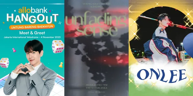 PART 2: Daftar Upcoming Konser K-Pop dan Fan Meeting di Jakarta - Indonesia Tahun 2023, Ada Baekhyun EXO - Yesung Super Junior Siap Sapa Fans Tanah Air