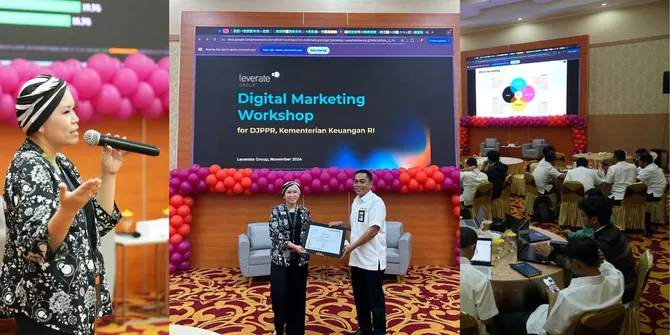 Pelatihan Digital Marketing dan Media Sosial untuk Kementerian Keuangan, Direktorat Jenderal Pengelolaan Pembiayaan dan Risiko (DJPPR), Diselenggarakan oleh Leverate Group