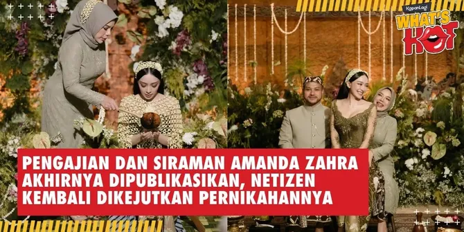 Pengajian dan Siraman Amanda Zahra Akhirnya Ditunjukkan, Netizen Kembali Dikejutkan Pernikahannya