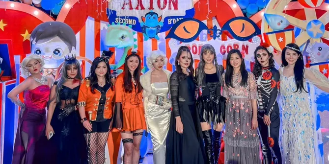 Pengusaha Cantik Cecelia Gunawan Rayakan Ultah Sang Buah Hati Dengan Konsep Halloween Party nan Mewah