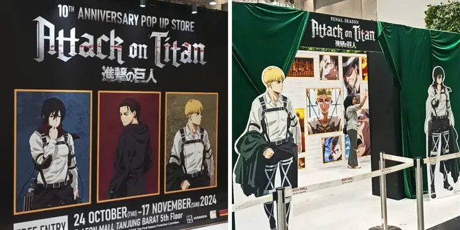 Pop-Up Store 'ATTACK ON TITAN' Buka di Jakarta, Siap Manjakan Penggemar dengan Koleksi Eksklusif