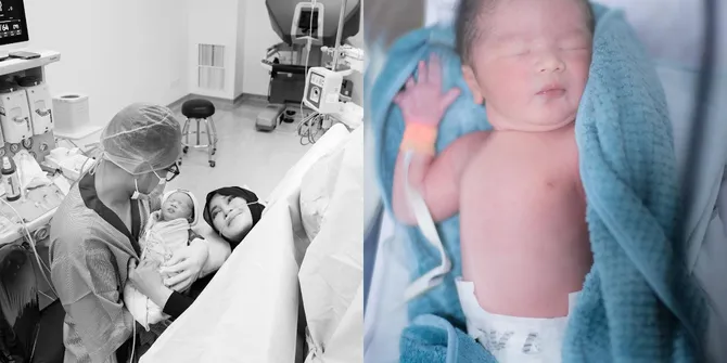 Potret Bayi Shandy Purnamasari dan Gilang Widya yang Baru Lahir, Ganteng - Dibanjiri Doa dari Netizen