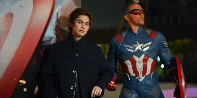 Potret Bright Vachirawit Tampil Memukau di Premiere 'Captain America: Brave New World'