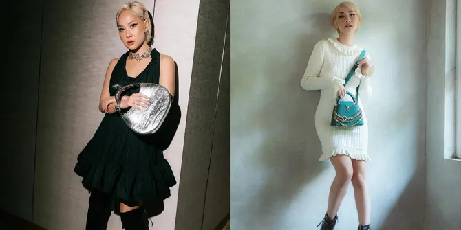 Potret Cantik Bunga Citra Lestari dalam Balutan Mini Dres yang Unik Namun Tetap Anggun