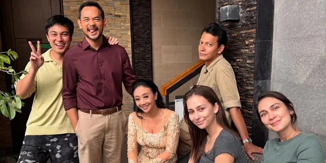 7 Potret di Balik Layar Film SUKMA Karya Baim Wong, Oka Antara dan Luna Maya Kena Prank Kru