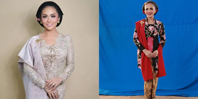 Potret Krisdayanti Tampil Elegan dalam Balutan Kebaya Tradisional
