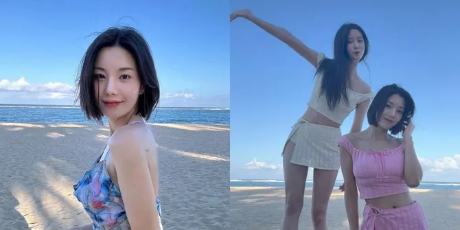 Potret Kwon Eun Bi Liburan di Pantai, Dijuluki Quenn of Summer karena Visual Cantiknya
