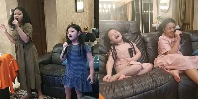 Potret Manis Arsy Hermansyah dan Amora Lemos Karaoke Bareng, Akrab dan Kompak Banget Meski Tak Sedarah
