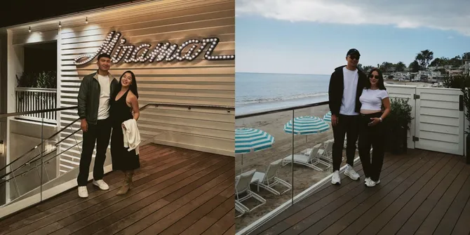 Potret Nikita Willy Rayakan Anniversary Pernikahan di California, Tampil Cantik di Kehamilan 8 Bulan