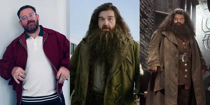 Potret Penampilan Nick Frost saat Perankan Hagrid di Serial Harry Potter Terungkap, Seberapa Mirip?