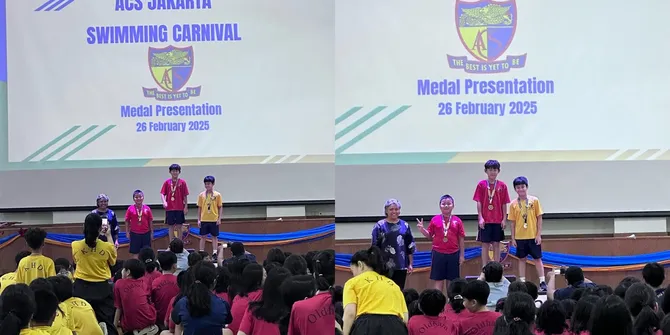 Potret Rafathar Sukses Raih Medali Emas saat Lomba Renang di Sekolah, Netizen: Keren Banget Aa