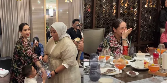 Potret Seru-seruan Ramadan Nagita Slavina dan Tim RANS, Kasih Undian Berhadiah iPhone hingga Motor