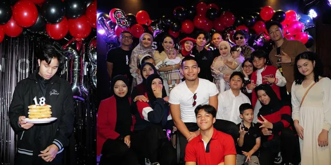 Potret Ulang Tahun Fateh Halilintar yang ke-18, Ashanty dan Kris Dayanti Ikut Merayakan
