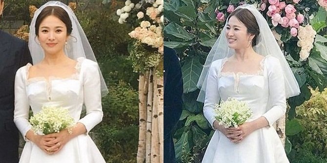 Proses Pembuatan Gaun Pengantin Eksklusif  Song Hye Kyo 