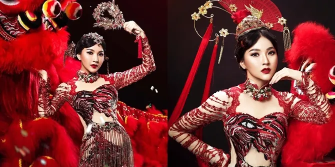 Rayakan Imlek, Intip 10 Foto Sarwendah di Pemotretan Terbaru yang Bikin Pangling - Cantik Berdandan Ala Putri Dari Tiongkok