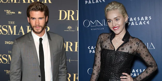 Rayakan Tahun Baru Bareng, Miley Cyrus - Liam Hemsworth Balikan?