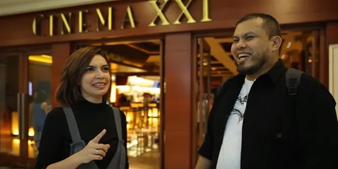 Nobar PENGABDI SETAN, Najwa Shihab yang Biasanya Cool Jadi Begini