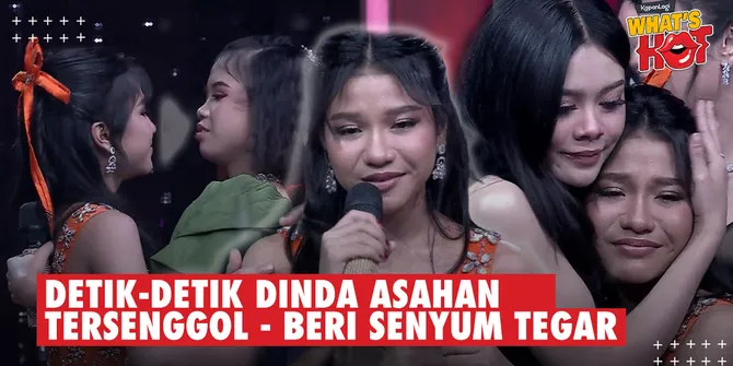 Result Grup 4 Top 22 D'Academy 7, Senyum Tegar Dinda Asahan Ketika Jadi Yang Tersenggol Semalam