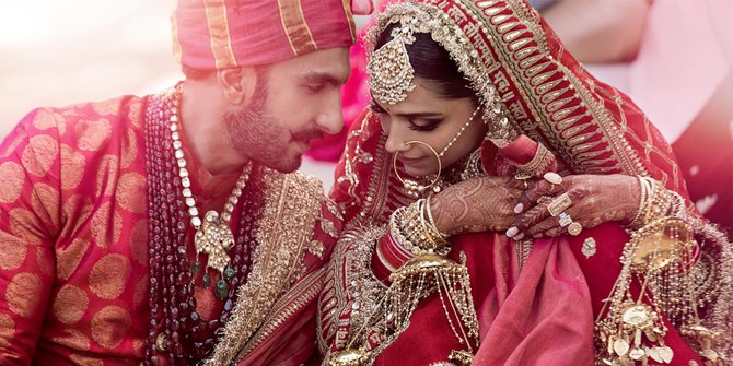 Rilis Foto Resmi Pernikahan, Deepika Padukone dan Ranveer Singh Super