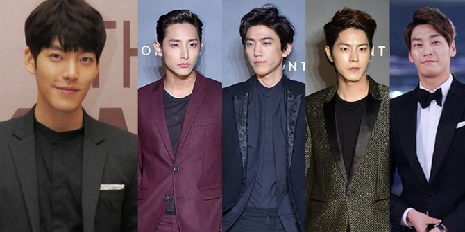 Saat Kim Woo Bin Kumpul Bareng Model-Aktor Lainnya, Ngapain Nih?