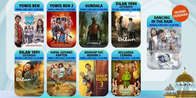 SCTV Sajikan Program Lebaran Penuh Cinta, Film 'DANCING IN THE RAIN' Tayang Perdana di Layar Kaca