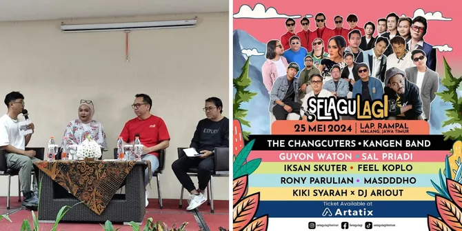 Pertama Kali Digelar di Malang, Selagu Lagi Festival Hadirkan Kangen Band hingga Rony Parulian!