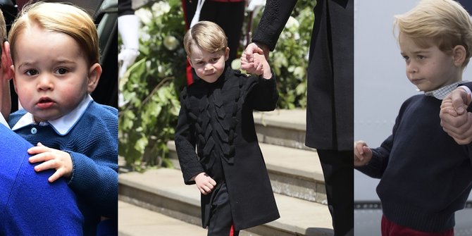 Selalu Pasang Muka Jutek, Ternyata Pangeran George Anak Yang Ramah