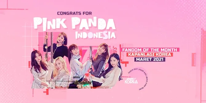 Selamat Untuk Pink Panda Fans Apink Sebagai Fandom of The Month KapanLagi Korea Maret 2021