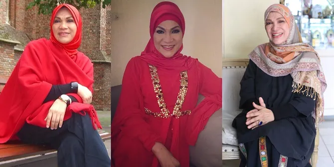 Sempat Minta Dimakamkan Sebagai Perempuan, Ini Sederet Potret Dorce Gamalama Konsisten Berhijab Semasa Hidup