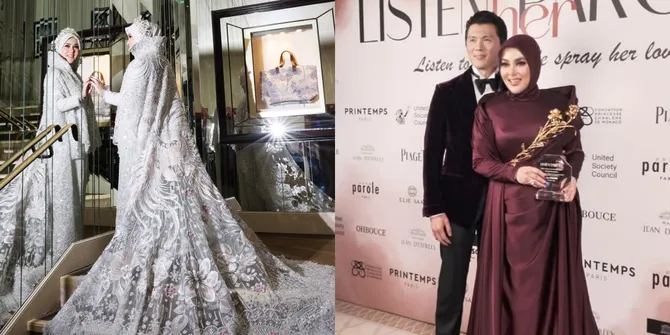 Setelah Melenggang Manjah di Red Carpet Cannes, Syahrini Pamer Foto Bareng Angelina Jolie Saat Dinner