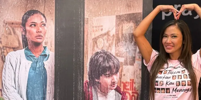 Shanty Mewek Ingat Mendiang Ibu Usai Lihat Trailer Film 'TAKKAN KUBIARKAN KAU MENANGIS'