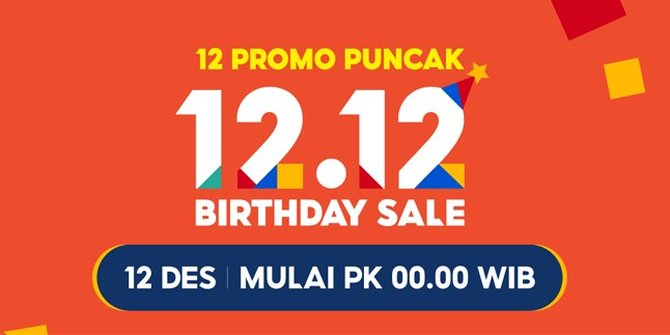 Siap-Siap! Promo Puncak Shopee 12.12 Birthday Sale Bakal Hadirkan Sederet Penawaran Menarik Lho