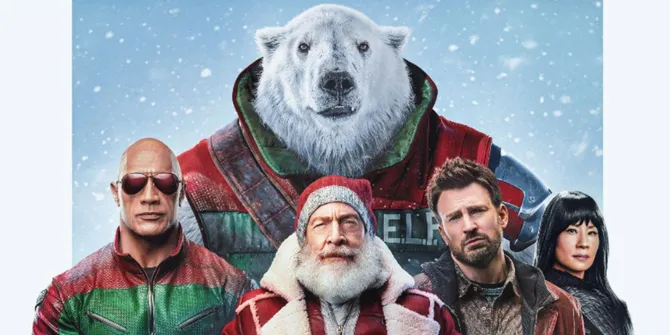Sinopsis Film 'RED ONE', Dibintangi Dwayne Johnson dan Chris Evan dalam Kisah Pencarian Santa Klaus yang Diculik